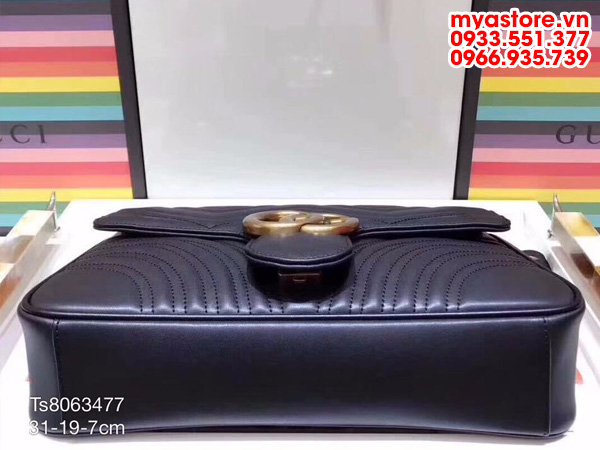 Túi xách nữ Gucci GG Marmont large shoulder size 31x19x7cm