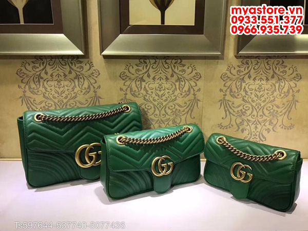 Túi xách nữ Gucci GG Marmont large shoulder size 31x19x7cm