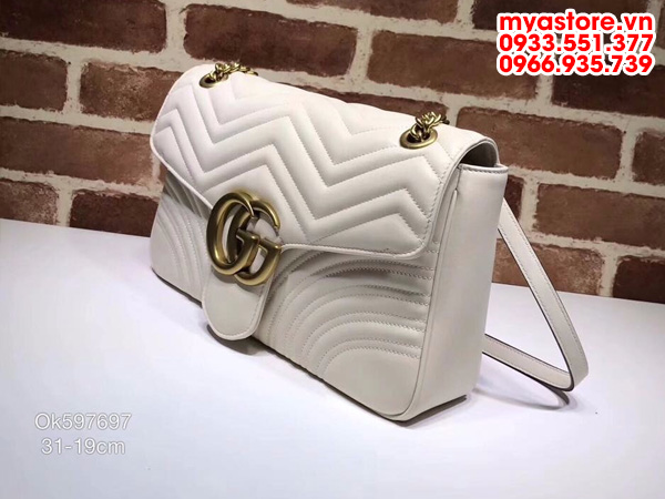 Túi xách nữ Gucci GG Marmont large shoulder size 31x19x7cm