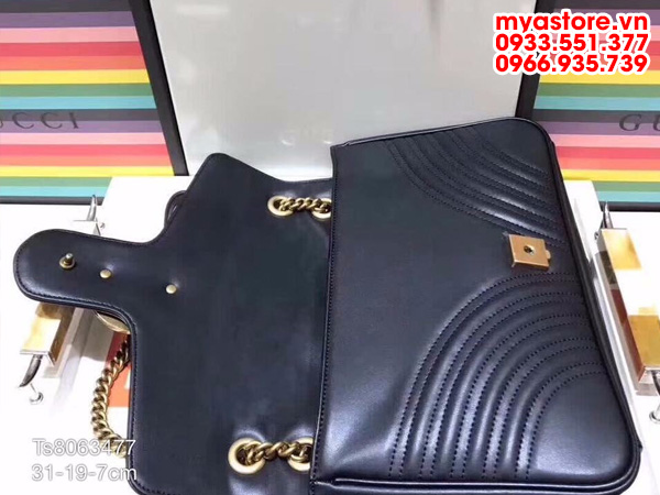 Túi xách nữ Gucci GG Marmont large shoulder size 31x19x7cm