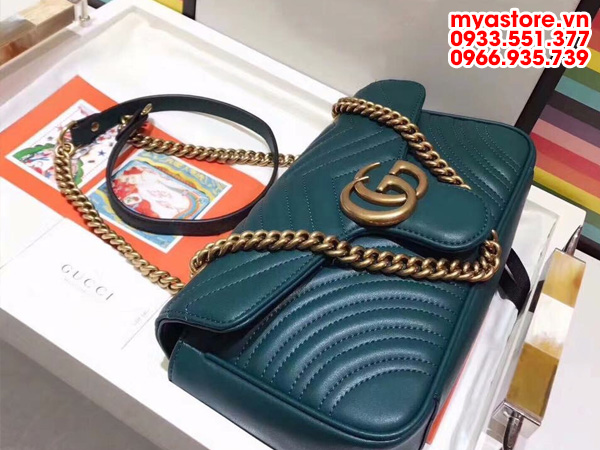 Túi xách nữ Gucci GG Marmont large shoulder size 31x19x7cm