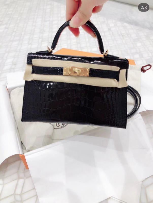 Túi xách nữ Hermes 𝑴𝒊𝒏𝒊 𝑲𝒆𝒍𝒍𝒚 𝑪𝒐𝒑𝒚 𝑪𝒓𝒐𝒄𝒐𝒅𝒊𝒍𝒆 may tay 50%