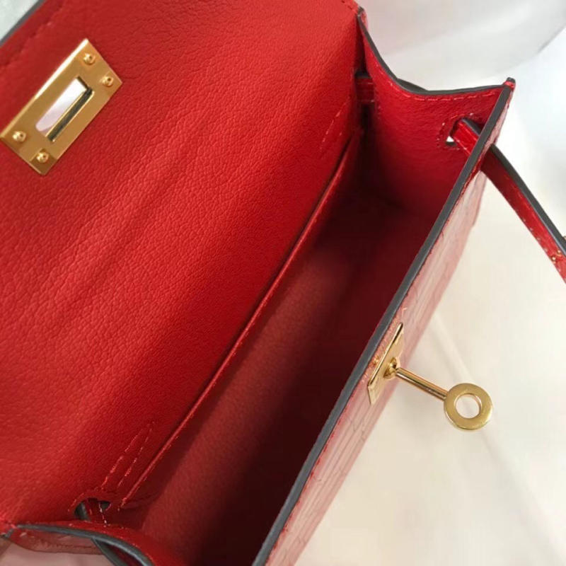 Túi xách nữ Hermes 𝑴𝒊𝒏𝒊 𝑲𝒆𝒍𝒍𝒚 𝑪𝒐𝒑𝒚 𝑪𝒓𝒐𝒄𝒐𝒅𝒊𝒍𝒆 may tay 50%