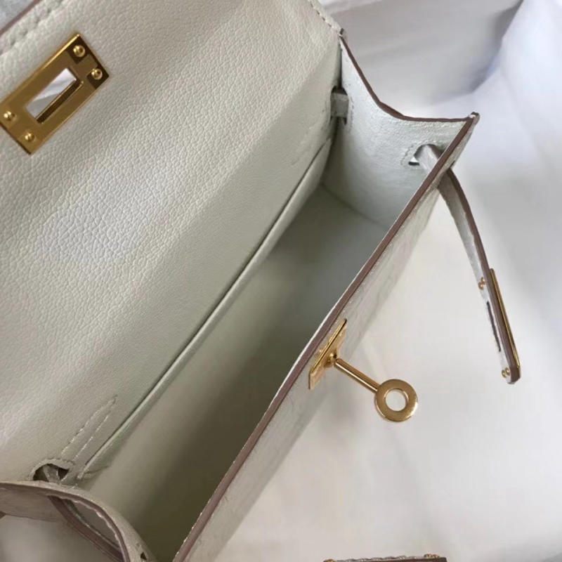 Túi xách nữ Hermes 𝑴𝒊𝒏𝒊 𝑲𝒆𝒍𝒍𝒚 𝑪𝒐𝒑𝒚 𝑪𝒓𝒐𝒄𝒐𝒅𝒊𝒍𝒆 may tay 50%