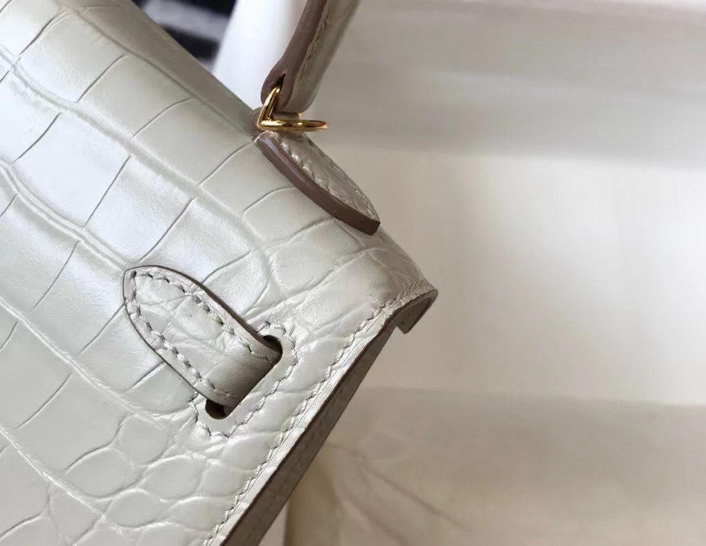 Túi xách nữ Hermes 𝑴𝒊𝒏𝒊 𝑲𝒆𝒍𝒍𝒚 𝑪𝒐𝒑𝒚 𝑪𝒓𝒐𝒄𝒐𝒅𝒊𝒍𝒆 may tay 50%