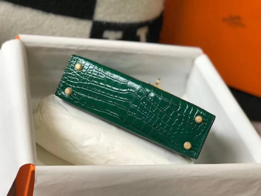 Túi xách nữ Hermes 𝑴𝒊𝒏𝒊 𝑲𝒆𝒍𝒍𝒚 𝑪𝒐𝒑𝒚 𝑪𝒓𝒐𝒄𝒐𝒅𝒊𝒍𝒆 may tay 50%