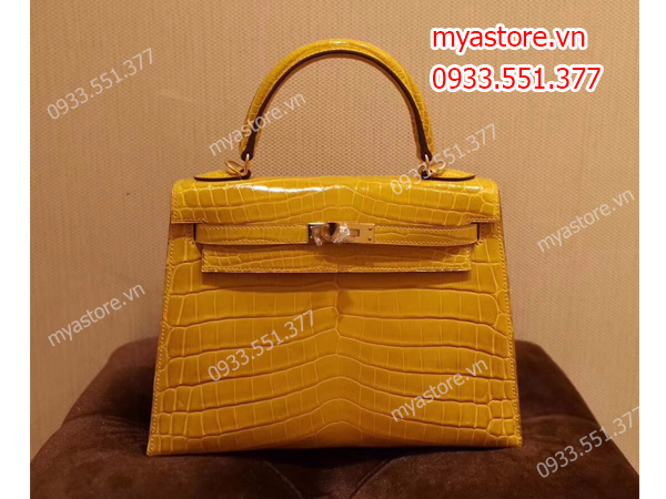 Túi xách nữ Hermes da cá sấu nguyên bản like auth