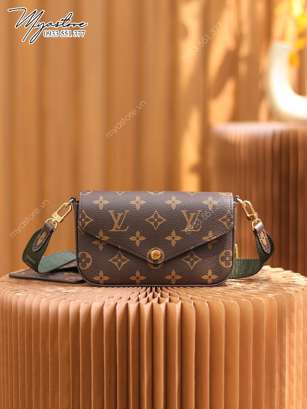 Túi xách nữ Louis Vuitton 𝙁𝙀𝙇𝙄𝘾𝙄𝙀 𝙎𝙏𝙍𝘼𝙋 siêu cấp 1:1