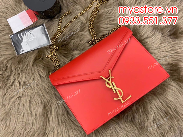 Túi xách nữ YSL màu đỏ siêu cấp - like auth