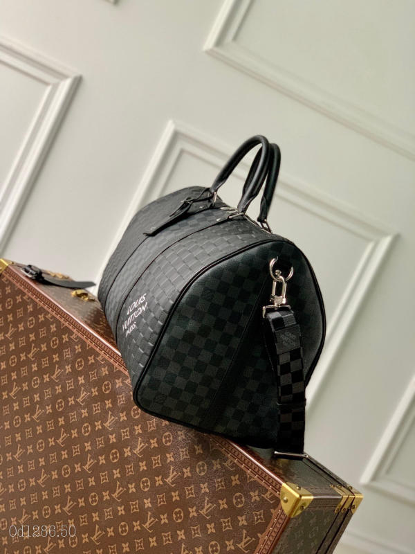 Vali du lịch LV Keepall Bandoulière 50 siêu cấp 1:1