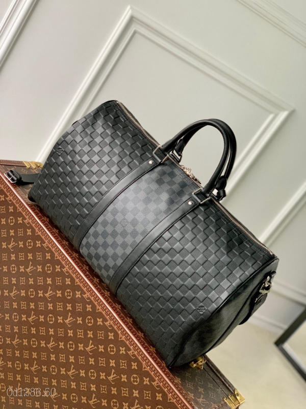 Vali du lịch LV Keepall Bandoulière 50 siêu cấp 1:1