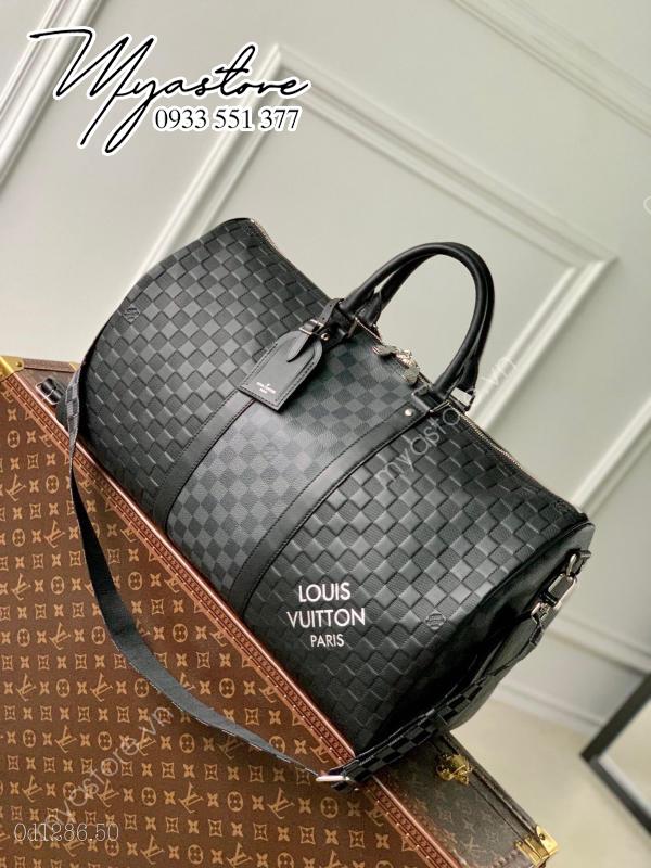 Vali du lịch LV Keepall Bandoulière 50 siêu cấp 1:1