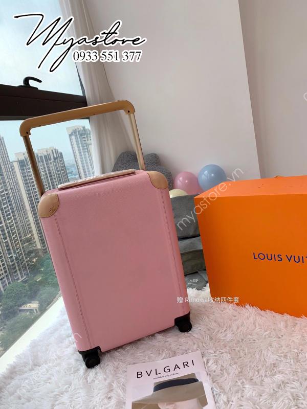 Vali du lịch LV Louis Vuitton màu hồng siêu cấp 1:1