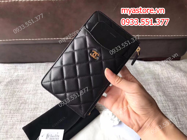 Ví cầm tay nữ Chanel siêu cấp