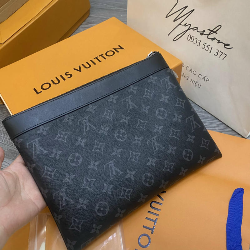 Ví nam Louis Vuitton họa tiết cổ điển siêu cấp về trả khách