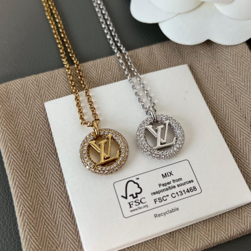 Vòng cổ kim cương Louis Vuitton siêu cấp 1:1